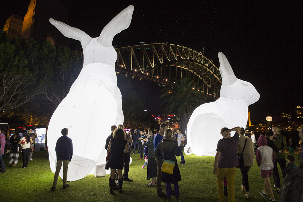 Vivid Festival, Sydney - crédito Tourism Australia