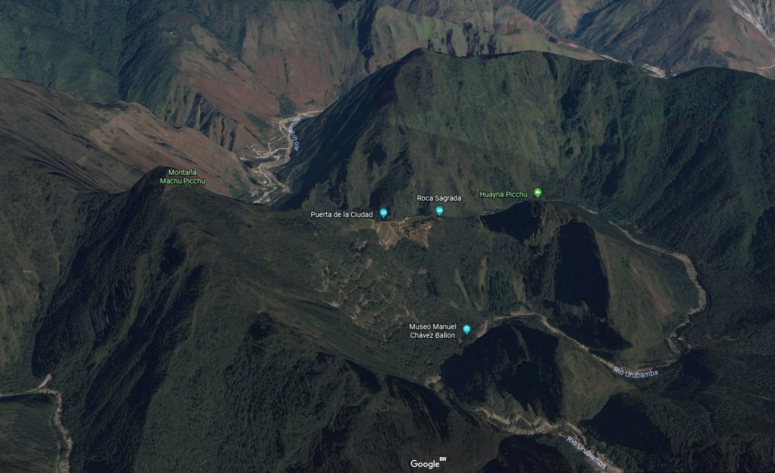 Mapa Machu Picchu 