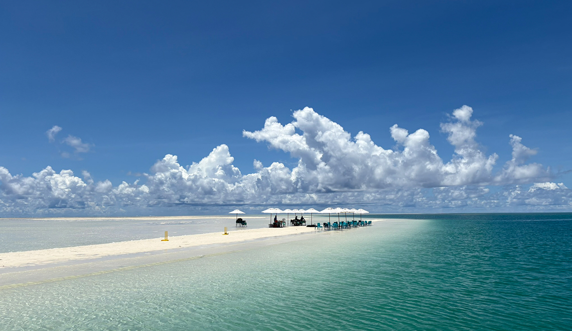 Flats Lunch, em Alphonse Island
